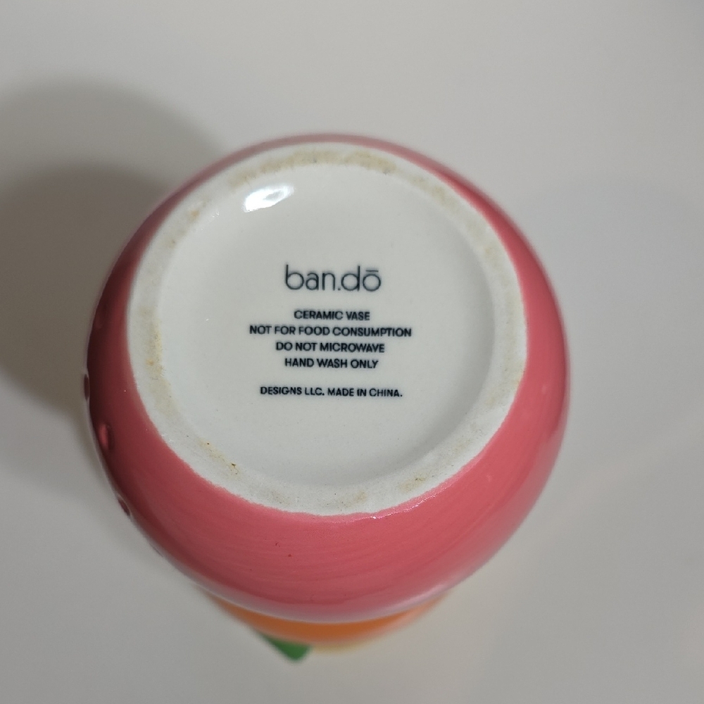 Bando Colorful Ceramic Fruit Vase - Picture 4 of 4